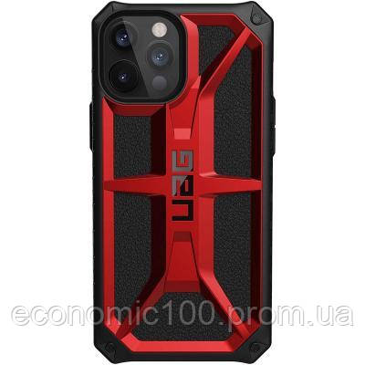 

Чехол для моб. телефона UAG iPhone 12 Pro Max Monarch, Crimson (112361119494), Красный;черный