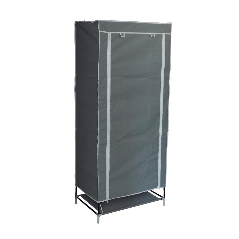 Портативный шкаф-органайзер Wardrobe 1 секция Серый (45060004)