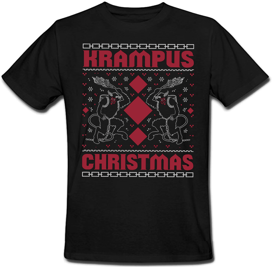 

Футболка "Krampus Christmas" (чёрная)