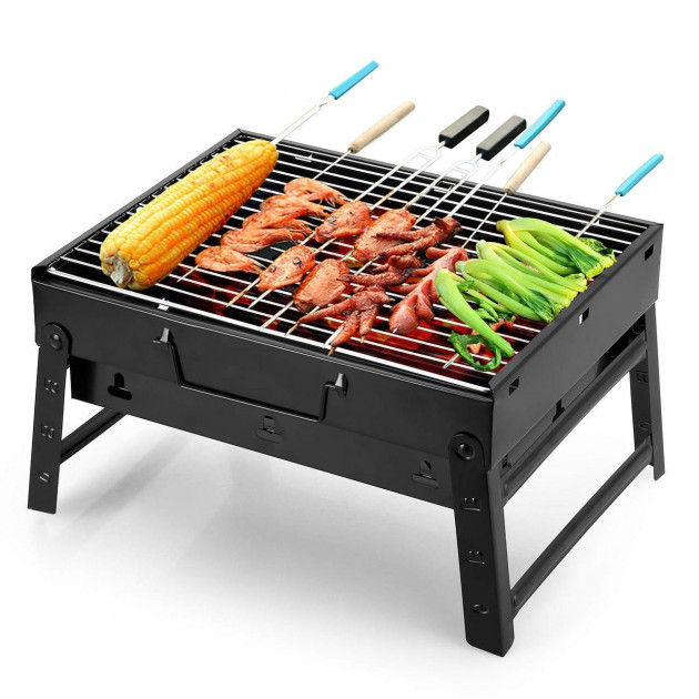 

Мангал раскладной BBQ Grill Portable 35x27 см