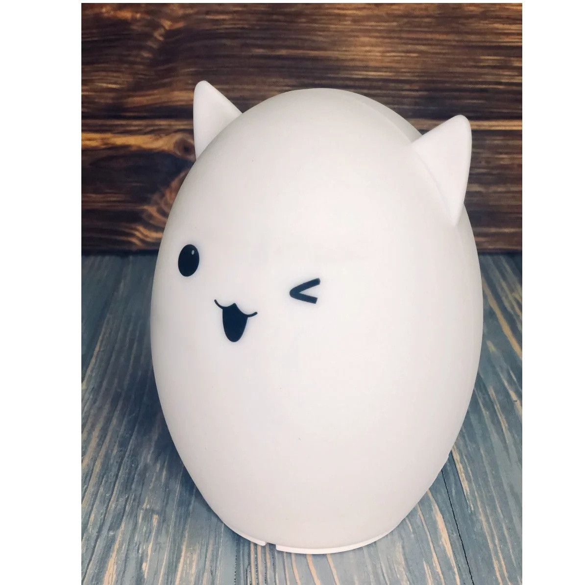 

Светильник ночник Cat Silicone Кот силиконовый антистрес, Белый