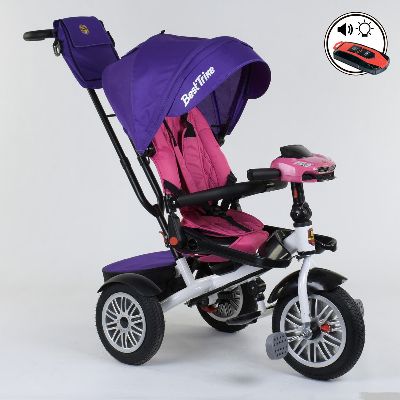 

Велосипед трехколесный Best Trike 9288 В - 7598 Розовый