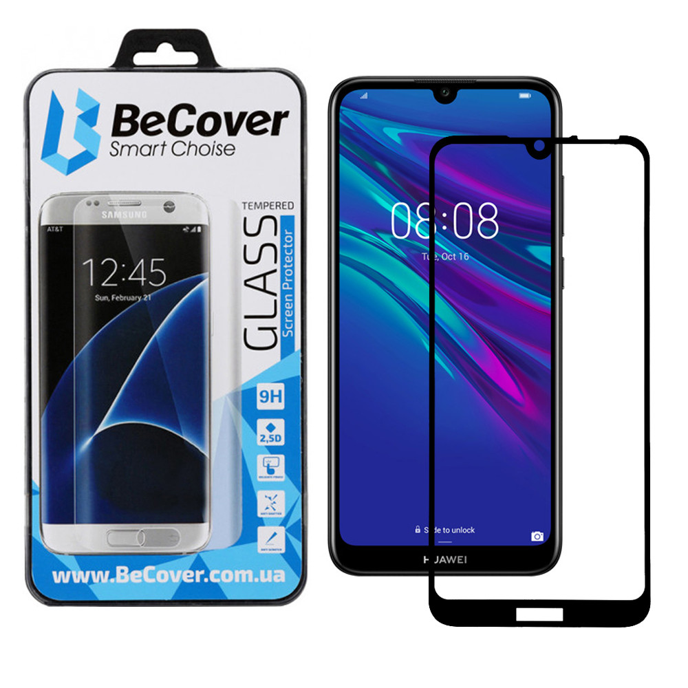 

Защитное стекло BeCover для Huawei Y6 2019 Black (703438)