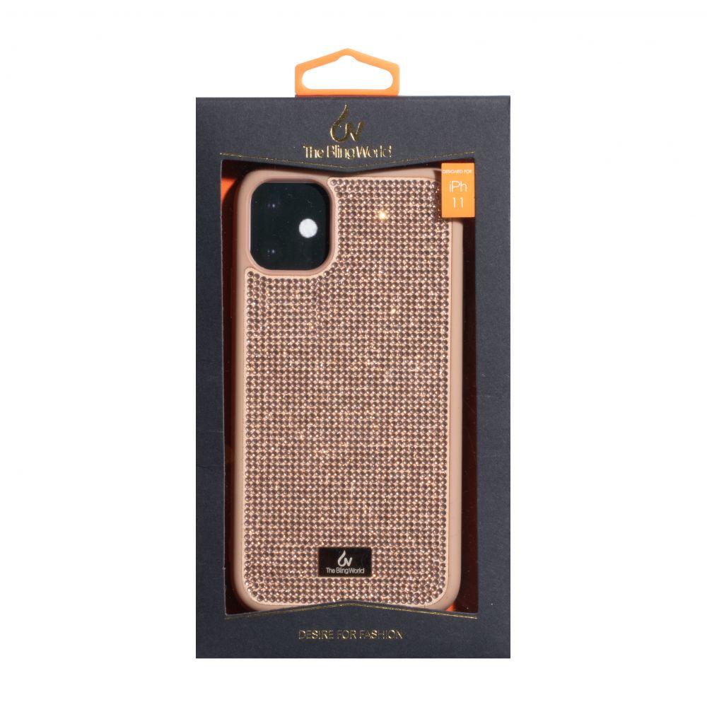 

Чехол Bling World TPU+LCPC для Apple Iphone 11, Rose gold