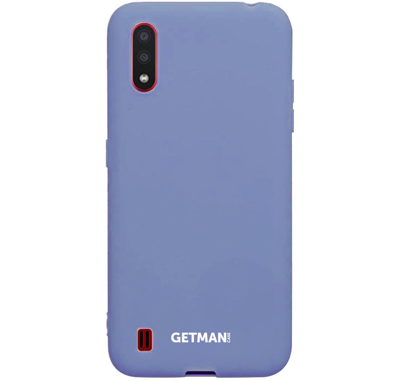 

Чехол-накладка Silicone Cover GETMAN для Samsung Galaxy A01 SM-A015F Сиреневый