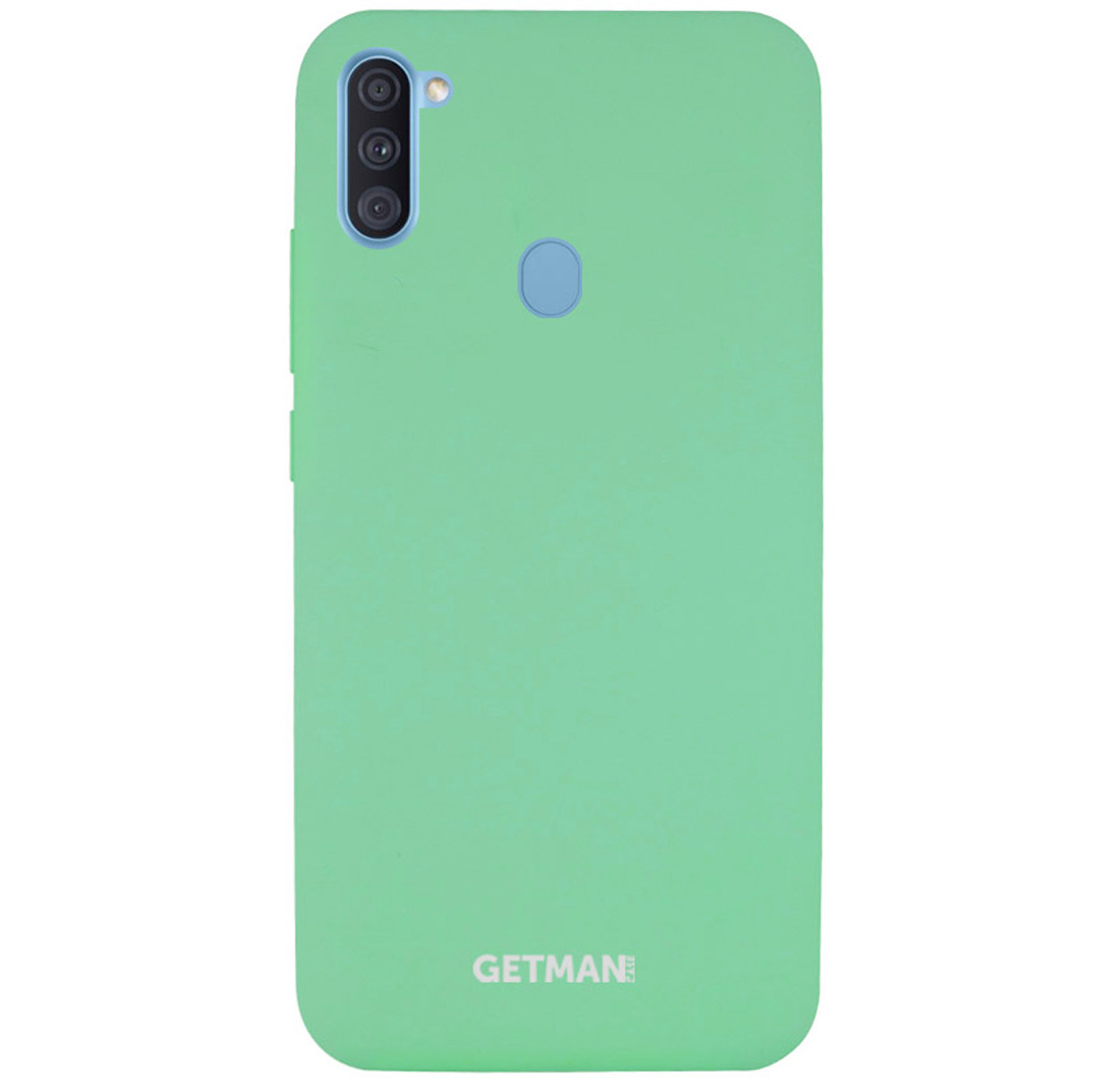 

Чехол-накладка Silicone Cover GETMAN для Samsung Galaxy A11 SM-A115F Мятный