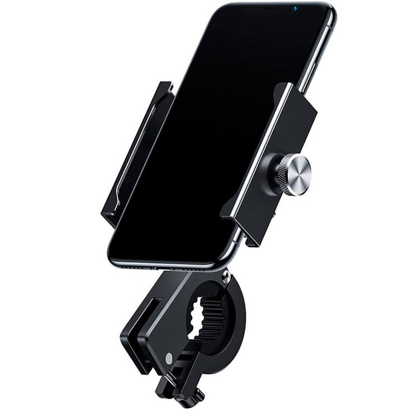 Мото- Вело- держатели для телефона Baseus Knight Motorcycle черный Черный Велодержатель Техничка Зажим