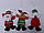 Новогодний магнит - Дед Мороз, Снеговик. Новогодний сувенир. Мягкая игрушка на елку. Новогодние магниты, фото 2
