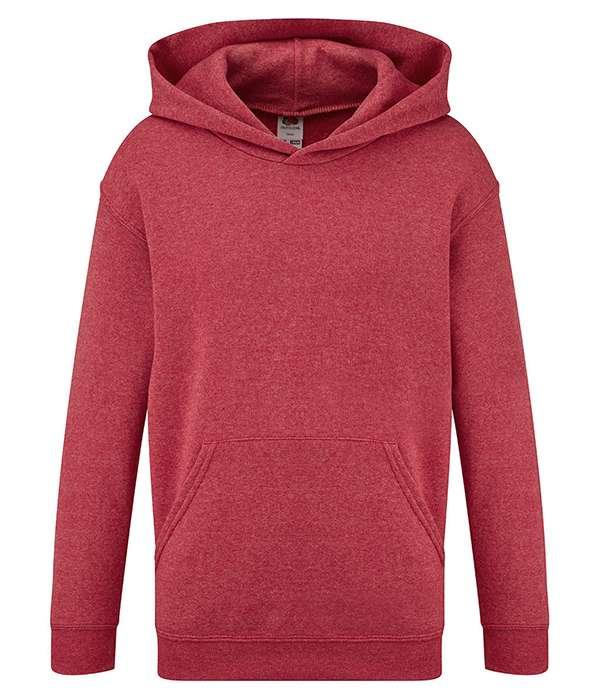 

Толстовка детская с капюшоном Classic hooded 164, VH Красный Меланж