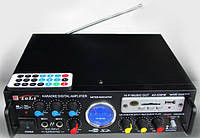 Усилитель UKC AV-339A 2*200maxx USB MP3 FM караоке, фото 1