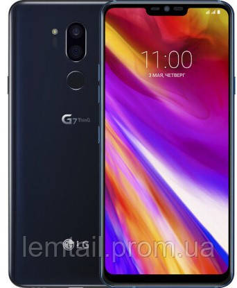 

Смартфон LG G7 ThinQ 4/64GB Black , 2 sim, 16+16/8Мп, Snapdragon 845, 8 ядер, 6.1", 3000 mAh