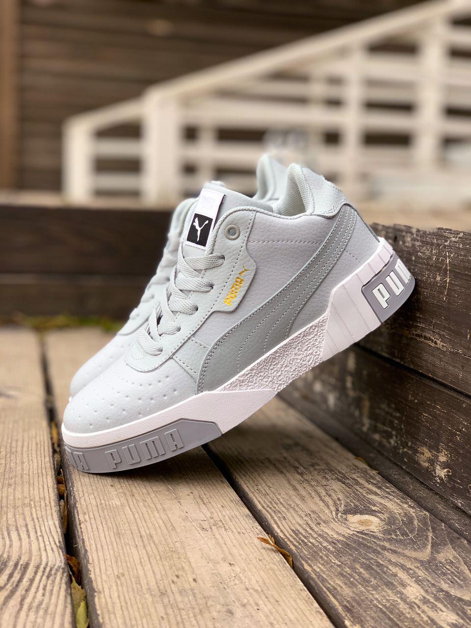 

Женские кроссовки с мехом PUMA Cali Grey / Пума Кали Серые 41, Серый