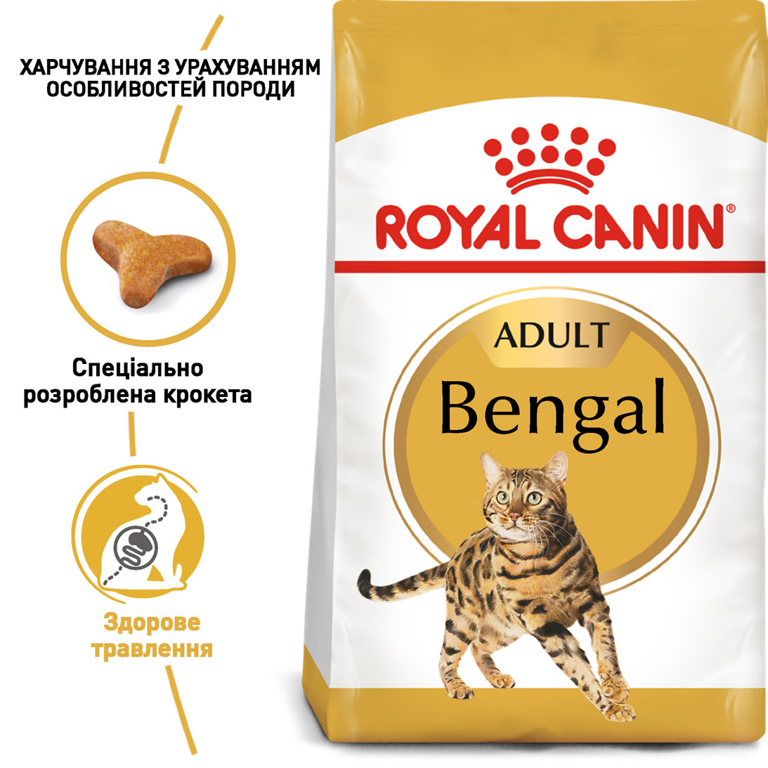 

Корм для взрослых кошек ROYAL CANIN BENGAL ADULT 2.0 кг