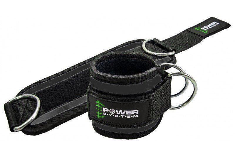 

Манжеты на лодыжку для силовых упражнений 2 шт Power System Ankle Strap Gym Guy PS-3460 черные