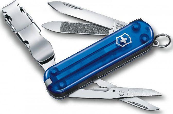 

Складной нож Victorinox Nailclip голубой