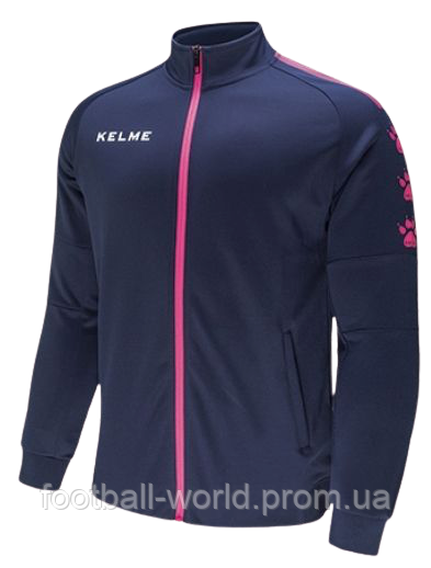 

Олимпийка (мастерка) Kelme Training Jacket т.сине-розовая 3881324.9420