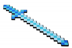 Пиксельный Большой меч Minecraft Minecraft Меч алмазный