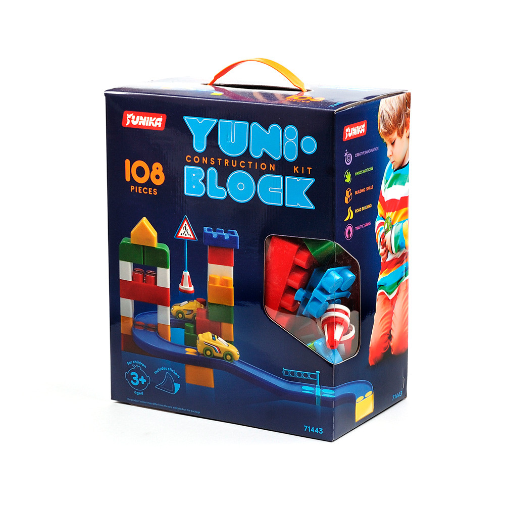 

Конструктор дитячий "YUNI-BLOK" 108 (коробка)