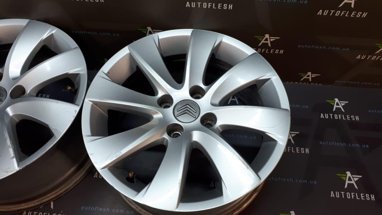 

Б/у диски 9684969380, R16, 7Jx16/ ET26, 4x108 для Citroen C4