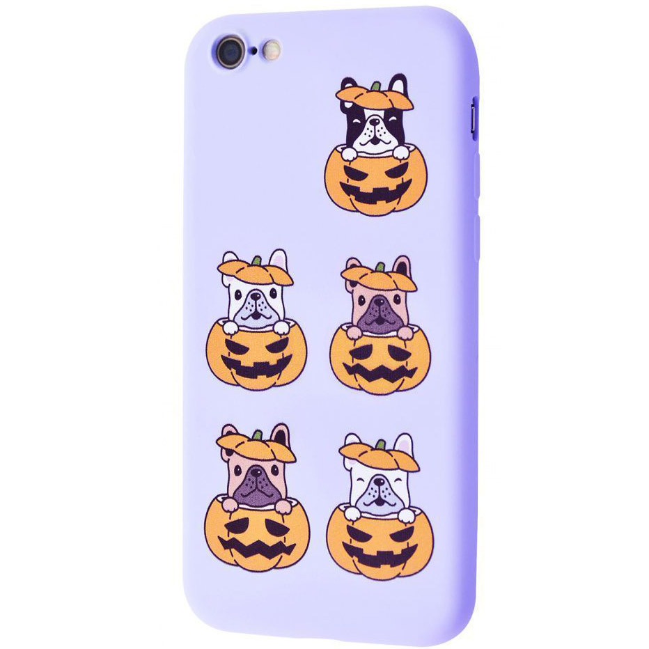 

TPU чехол WAVE Fancy для Apple iPhone 7 / 8 / SE (2020) Dog in pumpkin / Light purple