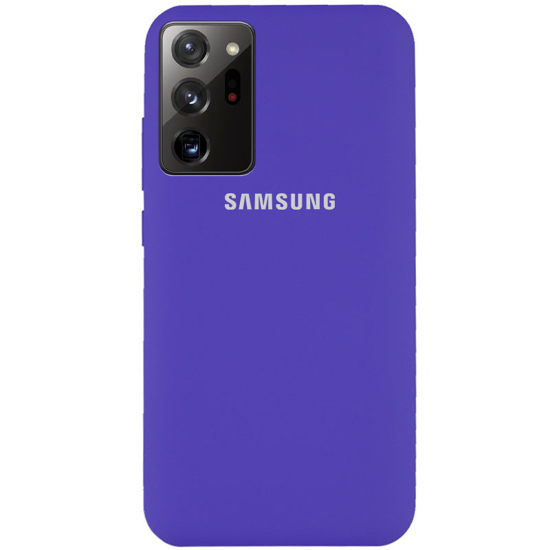 

Чехол Silicone Cover Full Protective (AA) для Samsung Galaxy Note 20 Ultra Фиолетовый / Purple