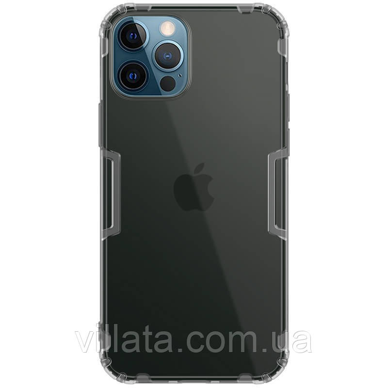 

TPU чехол Nillkin Nature Series для Apple iPhone 12 Pro / 12 (6.1"), Серый (прозрачный)