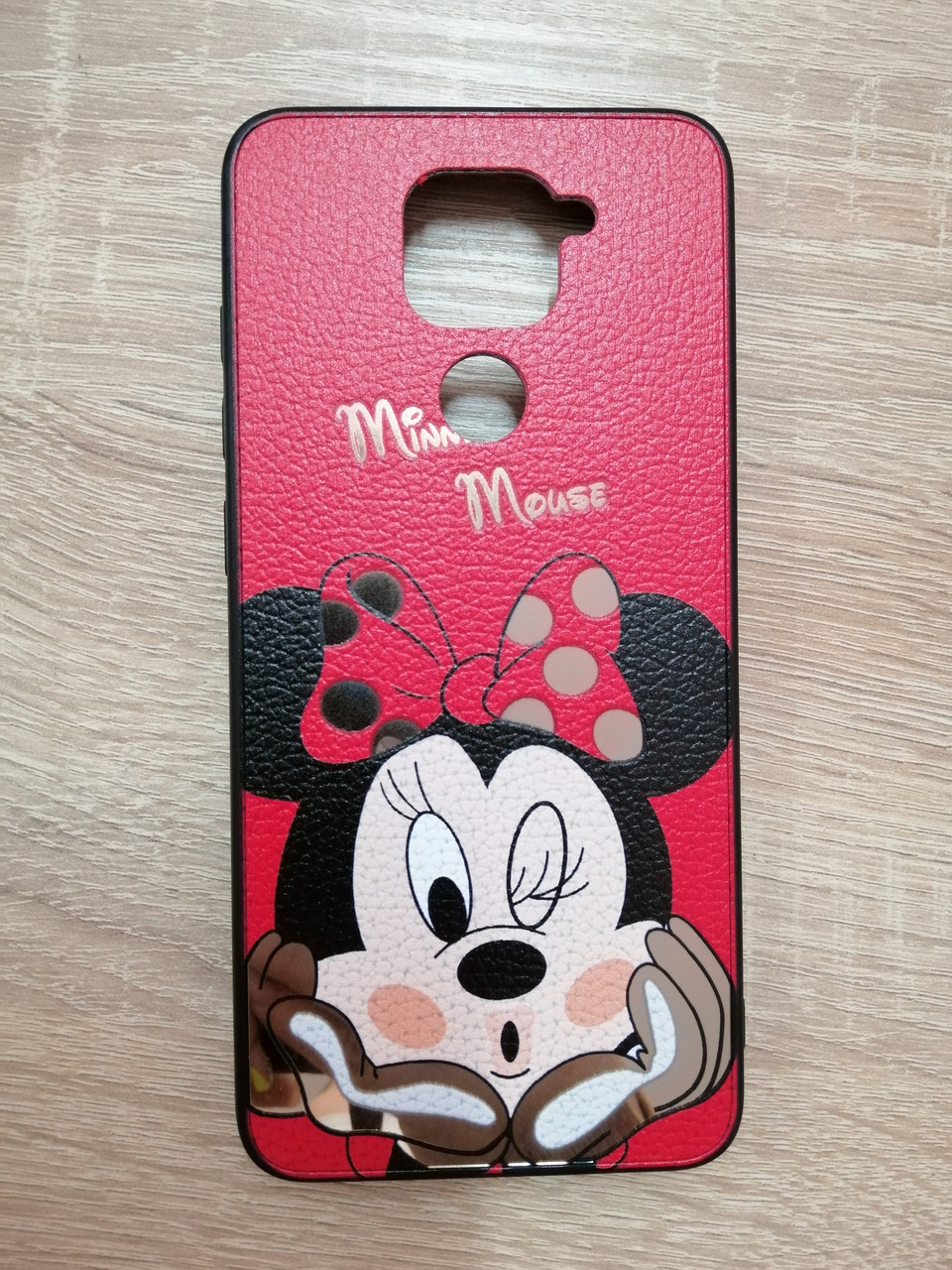 

Чехол для Xiaomi Redmi Note 9 / Xiaomi Redmi 10X Minnie mouse, Красный