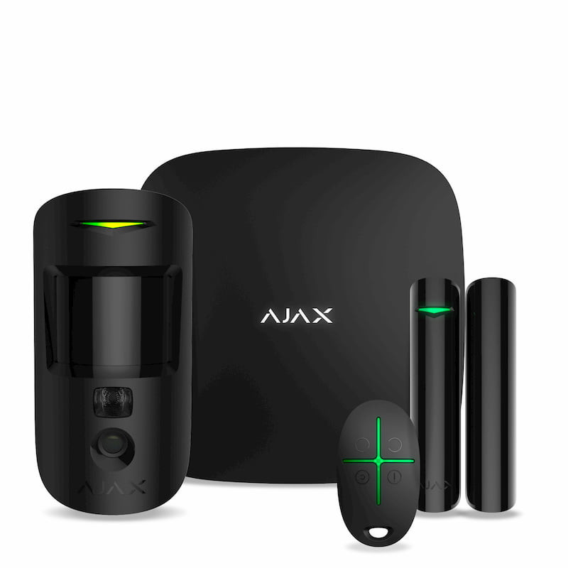 

Комплект сигнализации AJAX Starterkit Cam Plus black