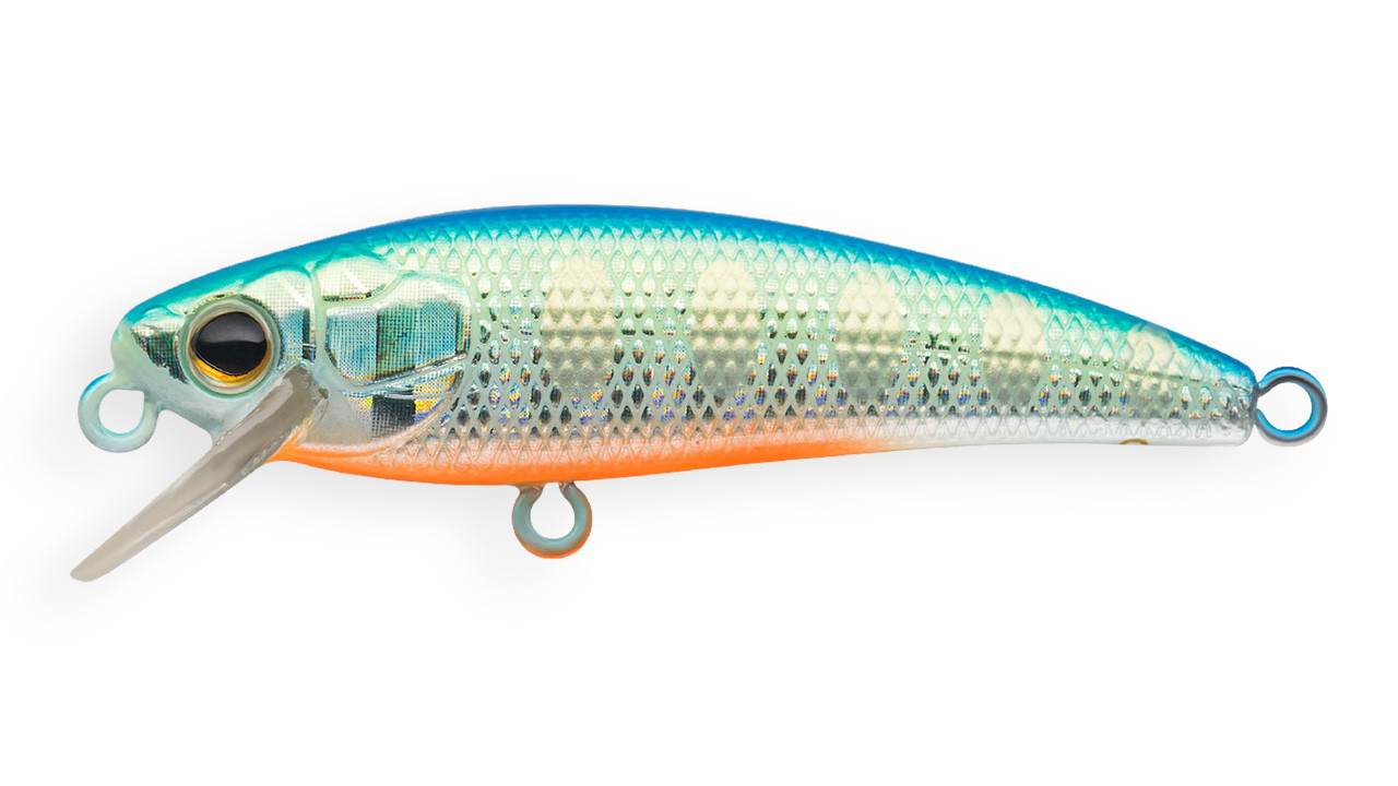 

Воблер Минноу Strike Pro Chip Minnow 45 S, 45 мм, 2,5 гр, Загл. 0,5м., Тонущий, цвет: A150-713 UV Blue Silver