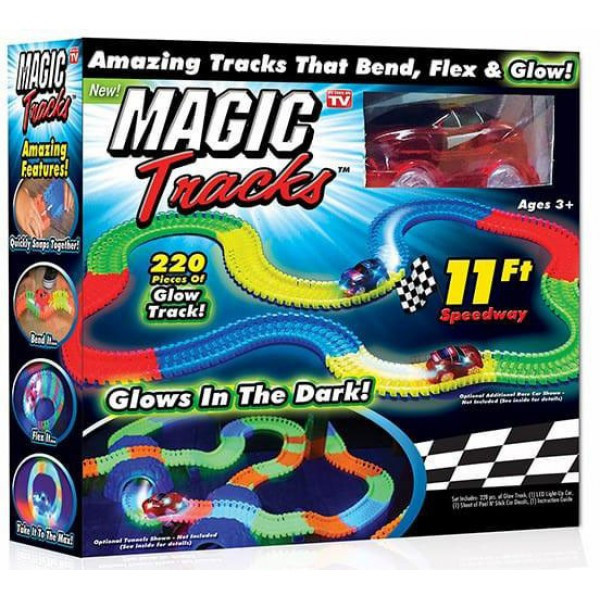 

Игрушечная дорога MAGIC RACING TRACK 220 деталей DL15 sale