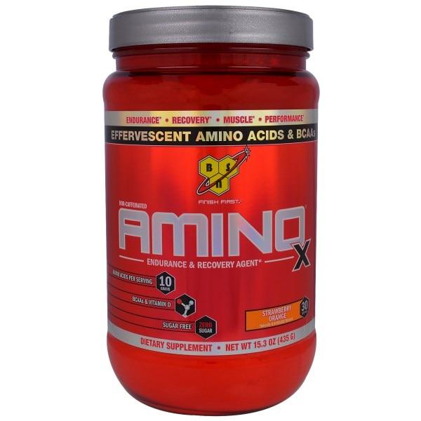 

BSN, Amino-X, Endurance and Recovery Agent, Strawberry Orange 15.3 oz (435 g)