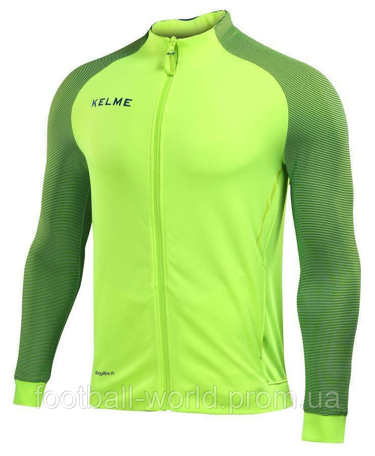 

Олимпийка (мастерка) Kelme Training Jacket зеленая 3871300.918, Зеленый