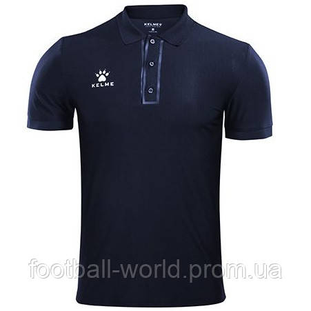 

Поло Kelme Short sleeve polo shirt т.синяя 3881016.9416