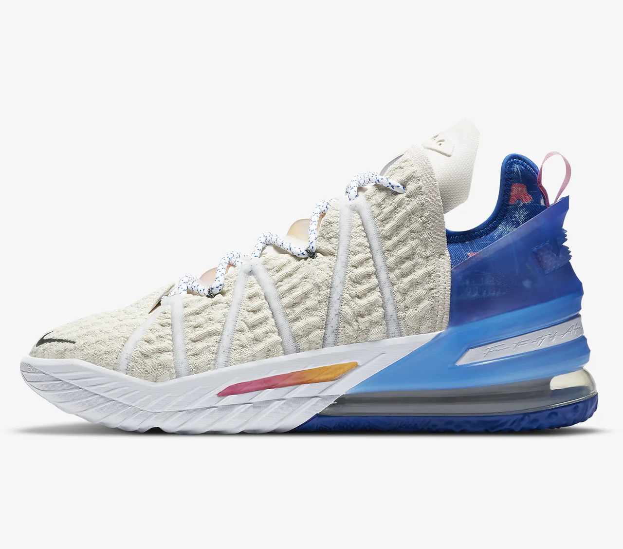 

Оригинальные мужские кроссовки для баскетбола Nike LeBron 18 „Los Angeles By Day” (DB8148-200), Разные цвета