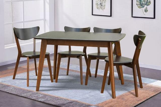 Комплект обеденный Модерно стол + стулья 2 шт венге (опоры орех)