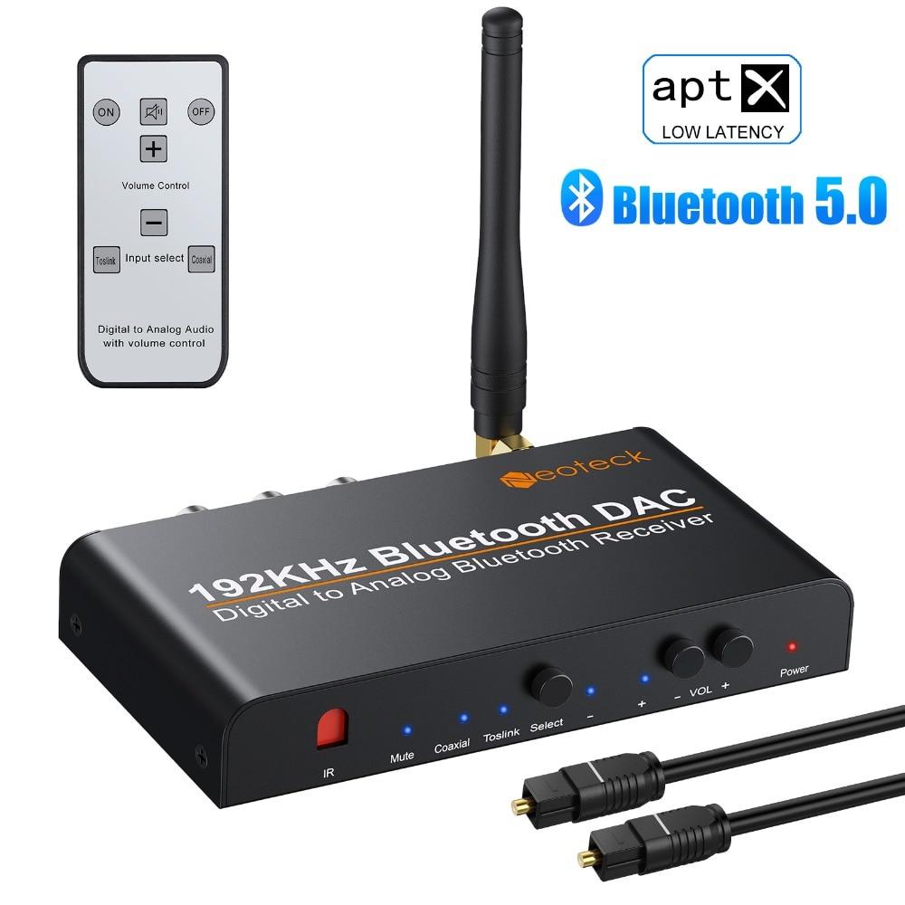 Цифро аналоговый аудио конвертер 192 кГц Bluetooth APT-X AAC SBC DAC к