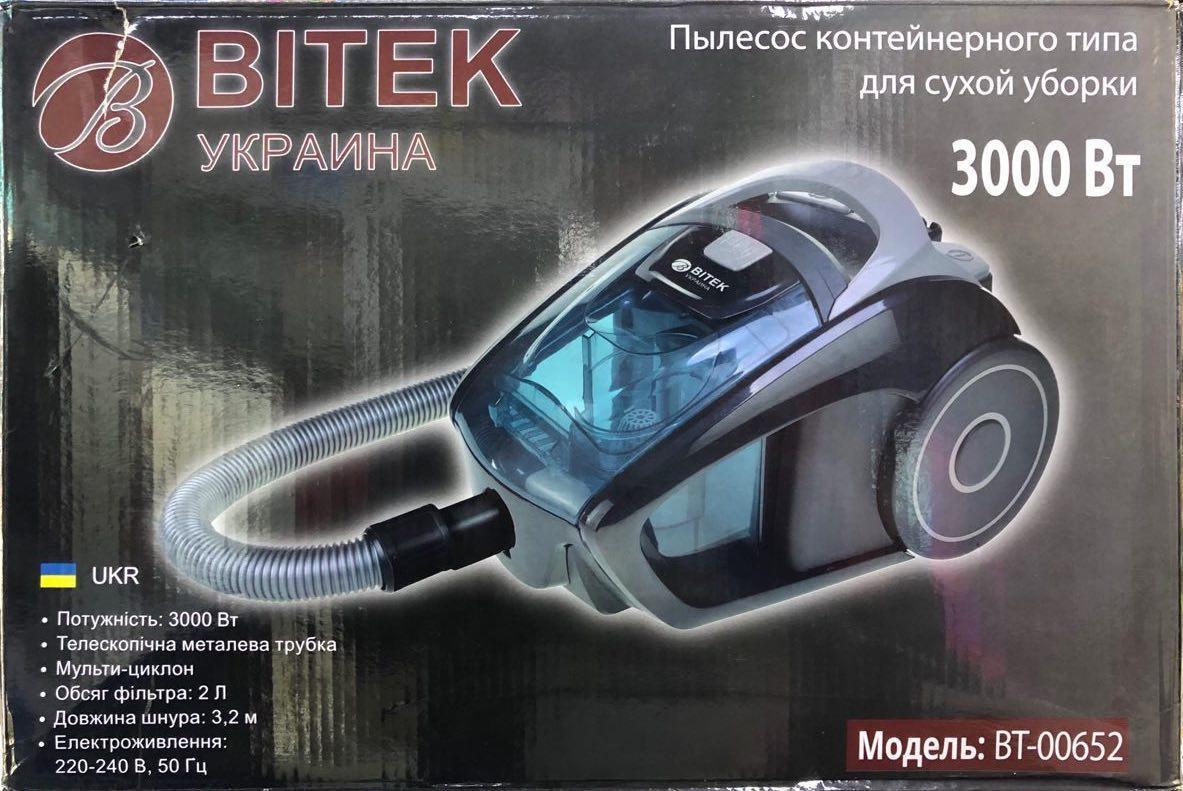 

Пылесос Витек BT 00652 220V/3000W top