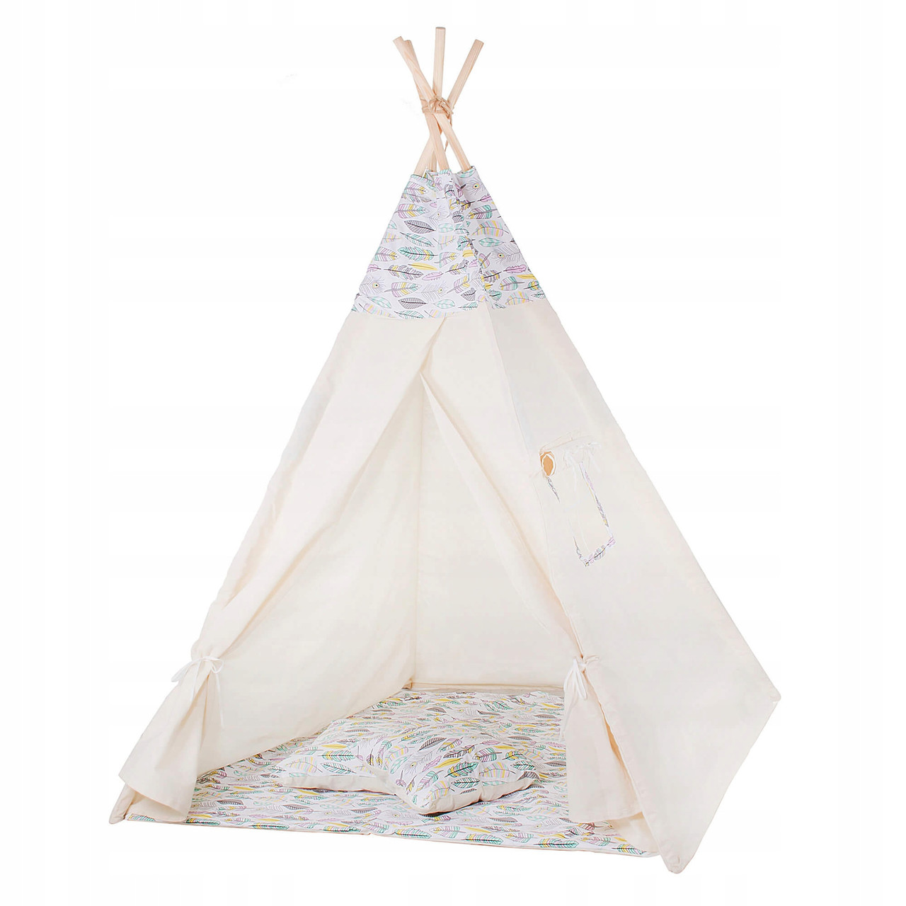 

Детская палатка (вигвам) Springos Tipi XXL TIP14 White/Mix