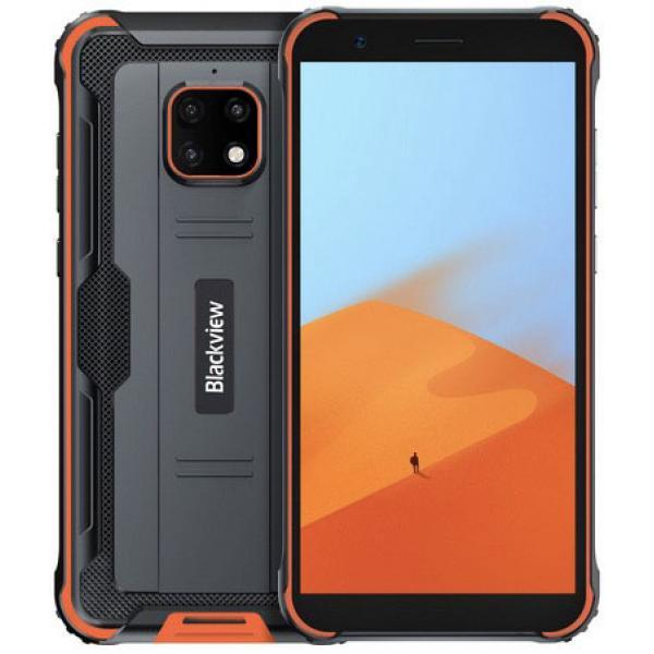 

Смартфон защищенный, ударопрочный черный на 2 сим карты Blackview BV4900 Orange 3/32 гб, Оранжевый