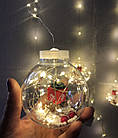 Гірлянда LED прозорі кулі Подарунок 3 х 0,8 м, фото 2