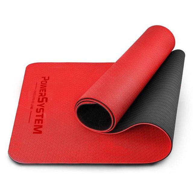 

Коврик для йоги и фитнеса POWER SYSTEM YOGA MAT PREMIUM PS-4060 Red