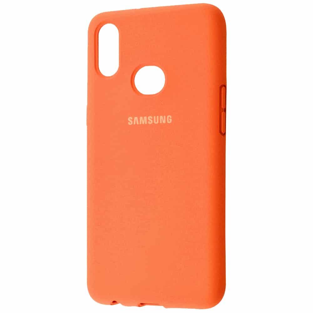 

Чехол Siicone Case Samsung A10S (purple) orange