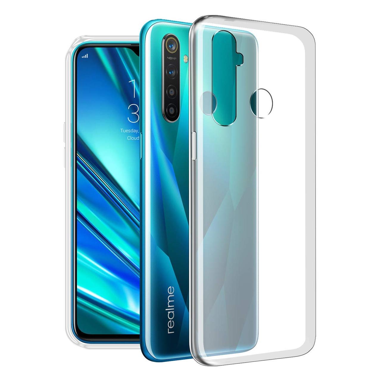 

TPU чехол Epic Transparent 1,0mm для Realme 5 Pro, Бесцветный (прозрачный)