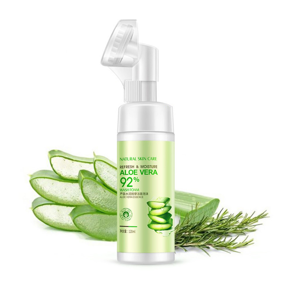 

Пенка для умывания с щеточкой BIOAQUA Aloe Vera Refresh and Moisture 120 мл (4606-13352)