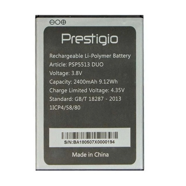 Аккумулятор для Prestigio PSP5513 Duo Muze D5 Lte — Купить Недорого на  Bigl.ua (1135852453)