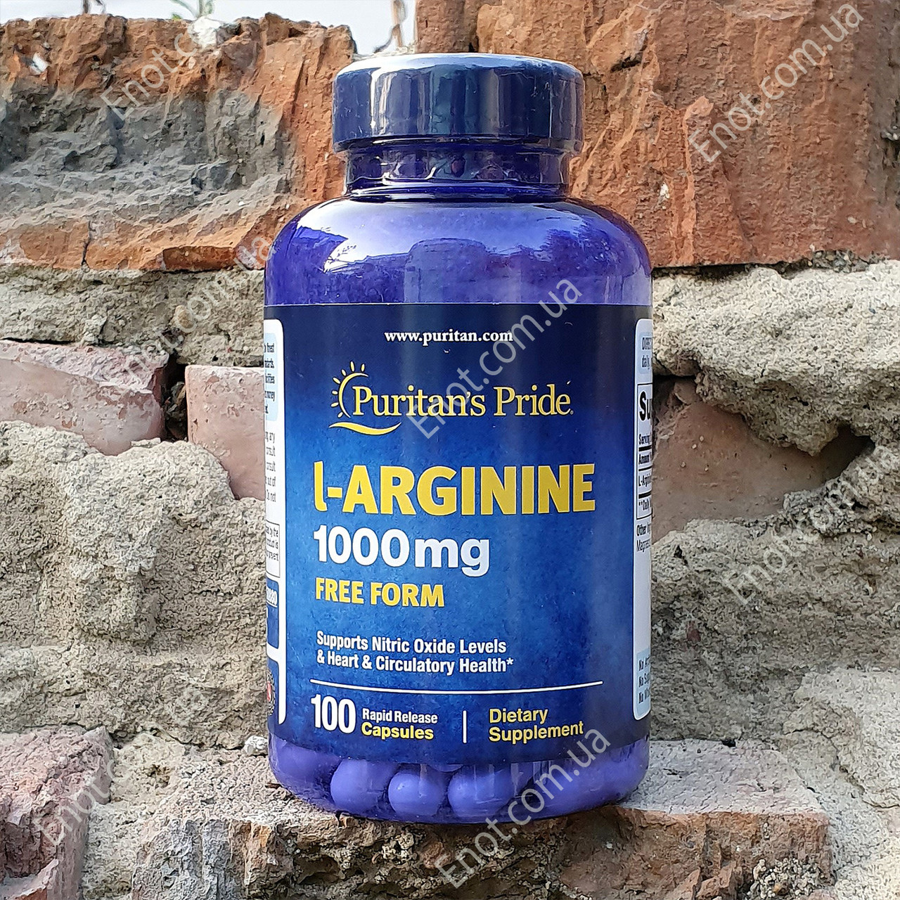 

Аминокислота Puritan's Pride​​​​​​​ L-Arginine 1000 мг 100 капсул