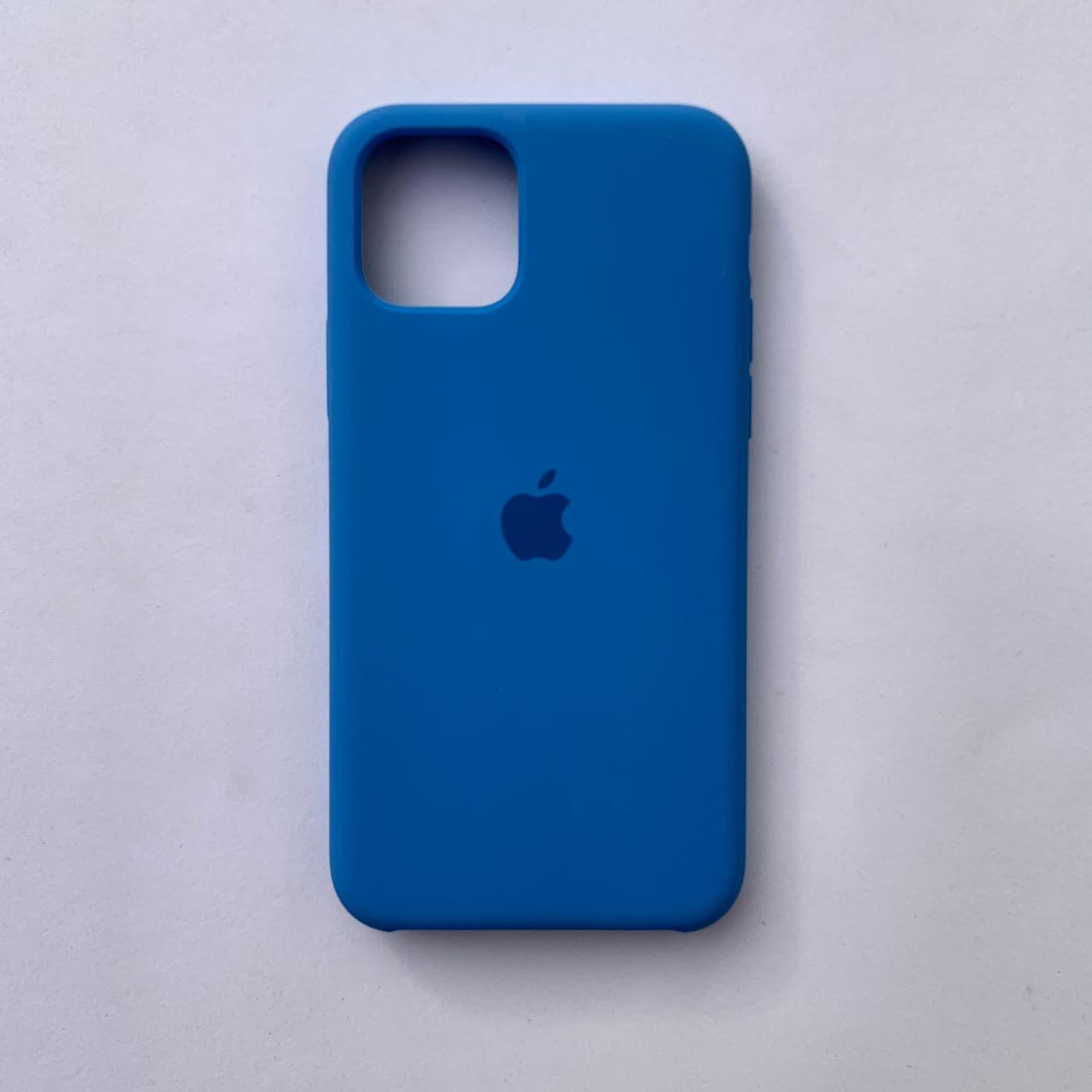 

Чехол-накладка Silicone Case для Apple iPhone 11 Pro Blue Cobalt