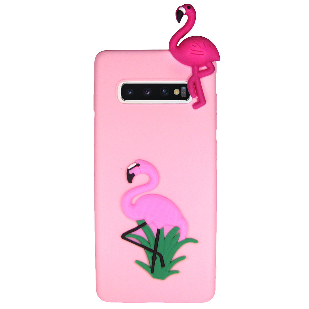 

Чехол Cartoon Case 3D для Samsung G975 Galaxy S10 Plus Фламинго (arbc6102), С рисунком