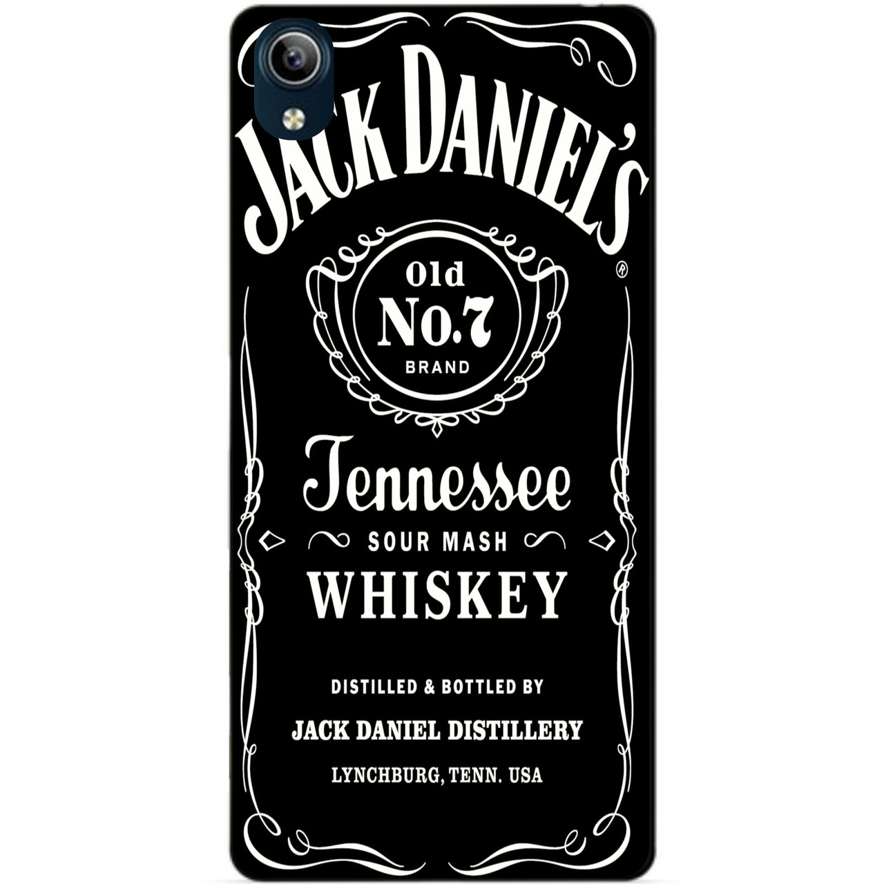 

Силиконовый бампер чехол для Vivo Y1s с рисунком Jack Daniels, Разные цвета