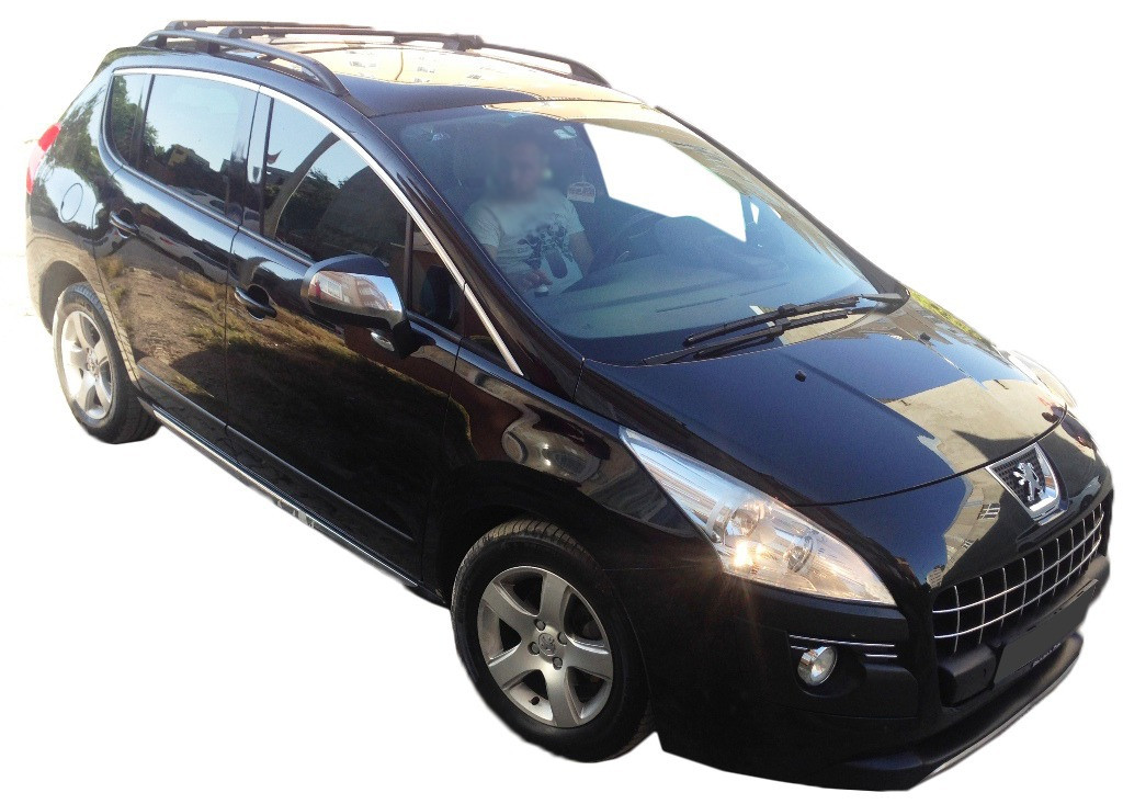 

Peugeot 3008 2008-2016 гг. Рейлинги Skyport Black